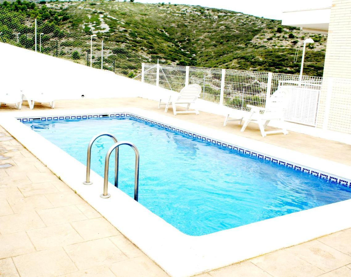 Adosado Con Fantasticas Vistas Al Mar Y Piscina. Daire Peñíscola Dış mekan fotoğraf